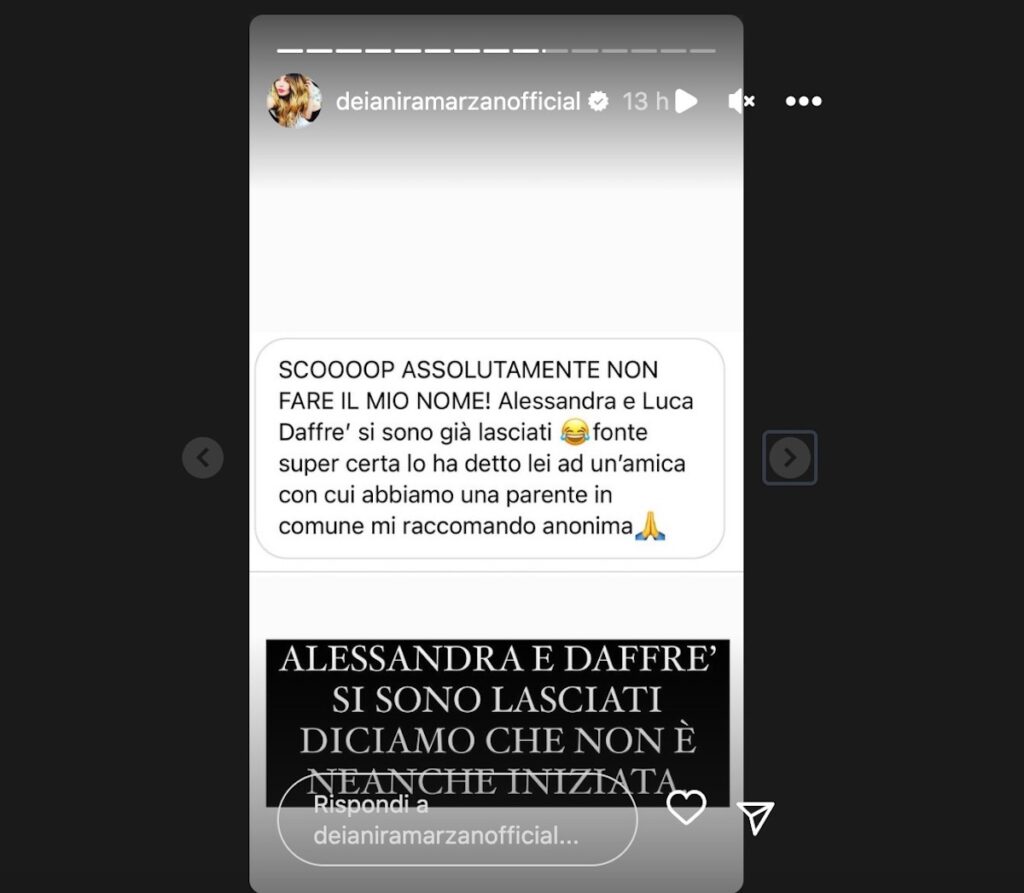 Luca Daffr E Alessandra Somensi Lo Scoop Si Sono Gi Lasciati