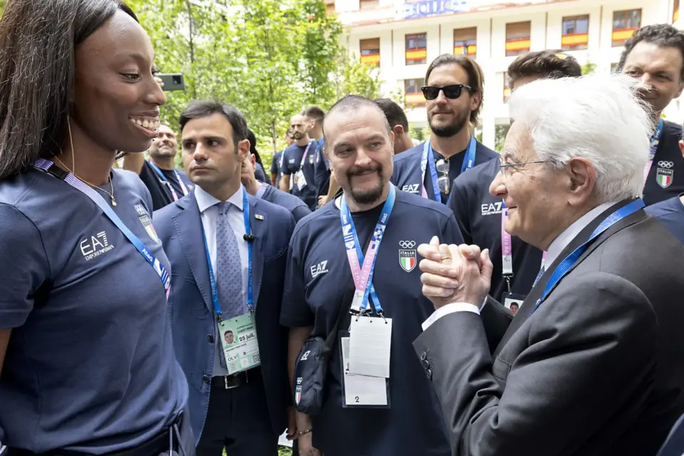 Paola Egonu al Villaggio Olimpico di Parigi