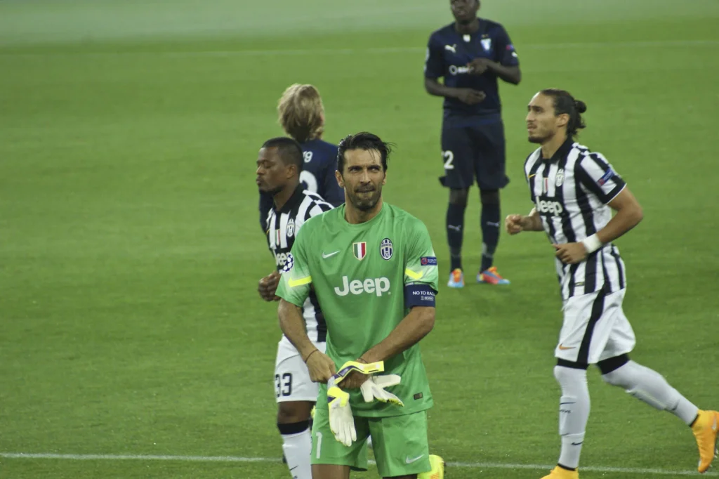 Gianluigi Buffon con la Juventus