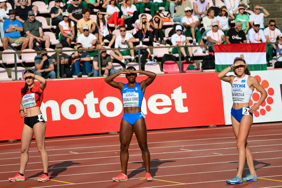 Kelly Doualla in pista a Tampere