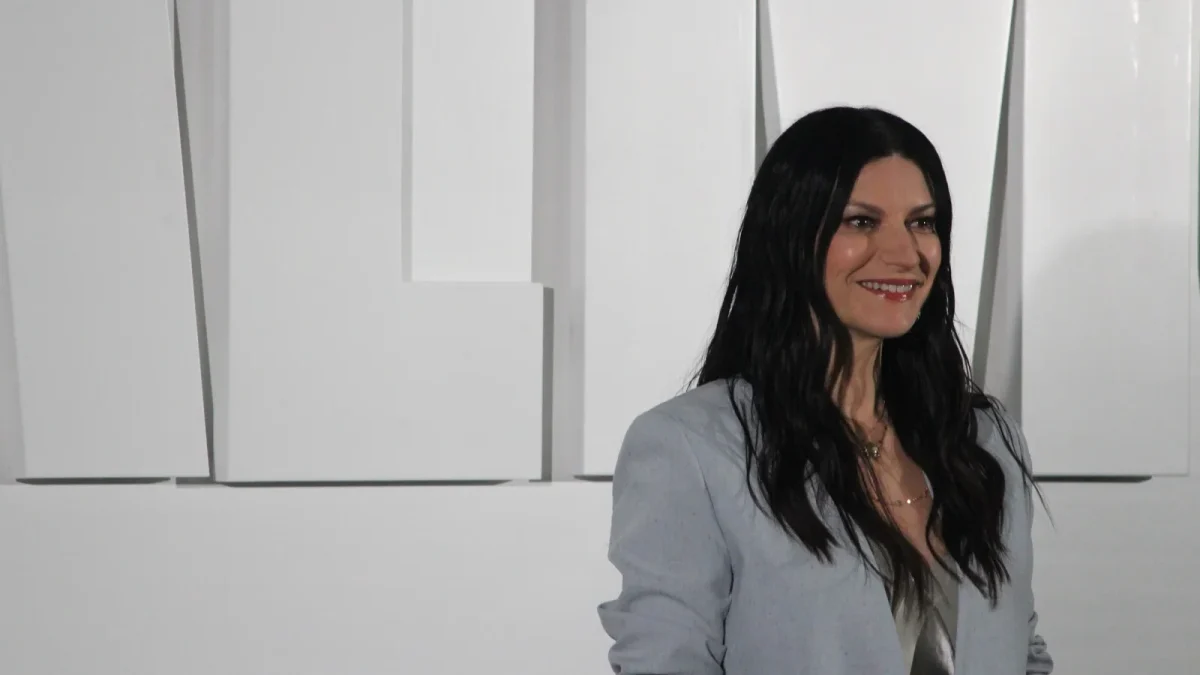 Laura Pausini in conferenza stampa al Festival di Sanremo 2026