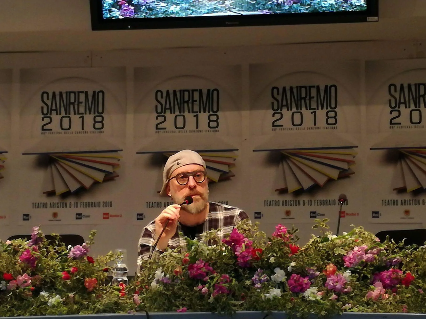 Mario Biondi in conferenza stampa al Festival di Sanremo 2018