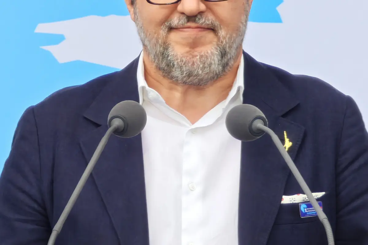 Matteo Salvini fotografato nel 2026 durante un evento pubblico