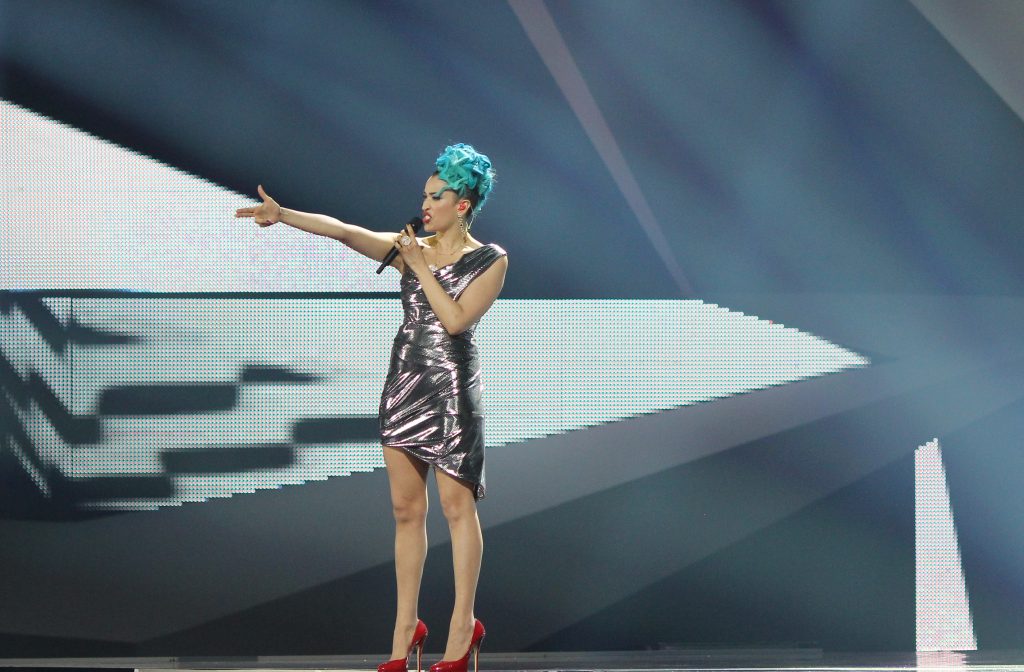 Nina Zilli durante le prove dell Eurovision Song Contest 2012