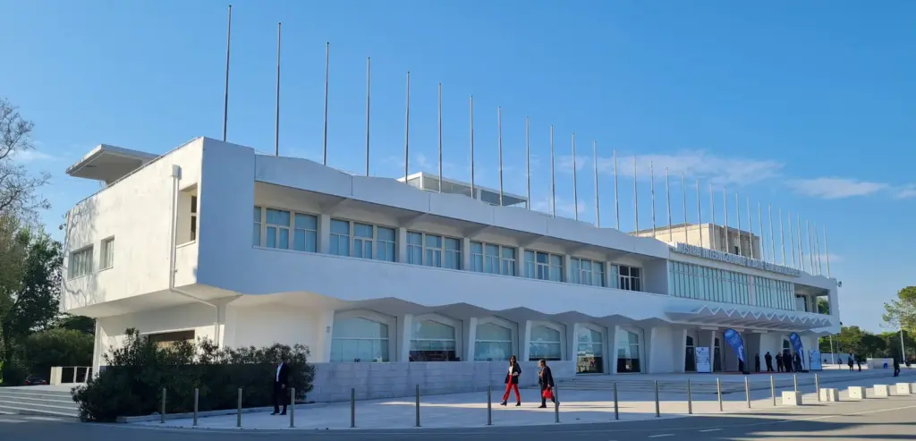 Il Palazzo del Cinema al Lido di Venezia sede della Mostra