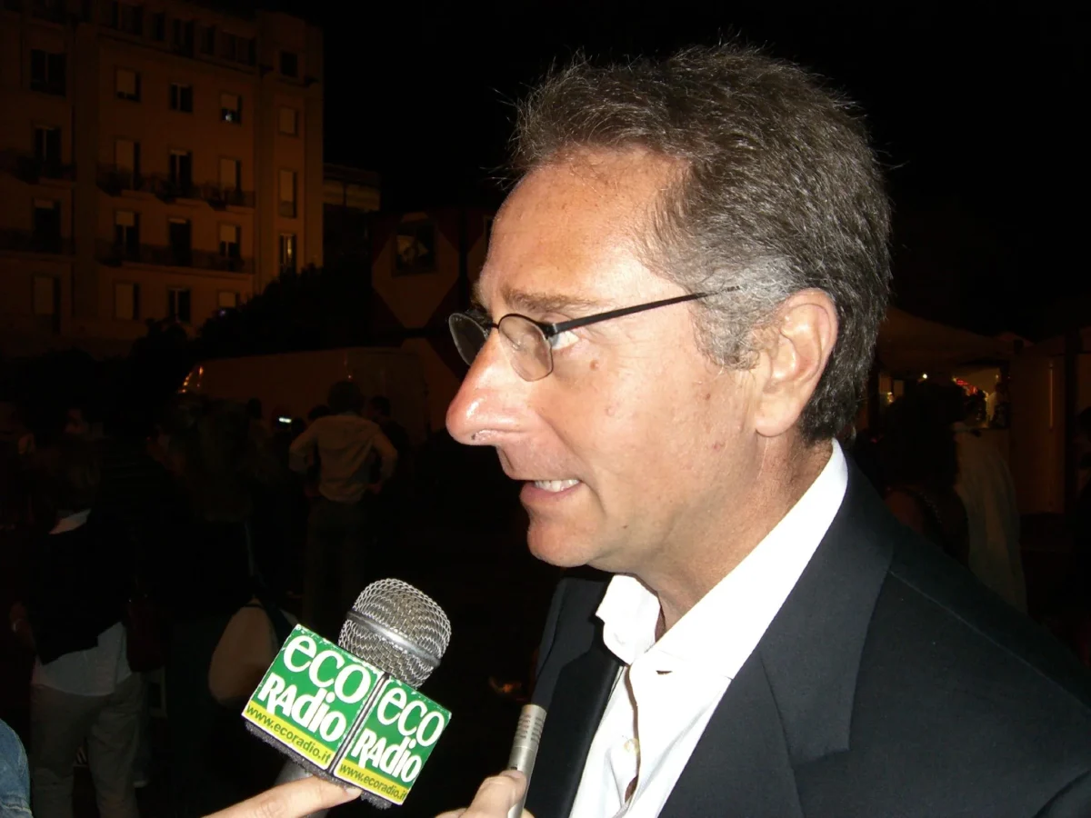 Paolo Bonolis durante un evento pubblico