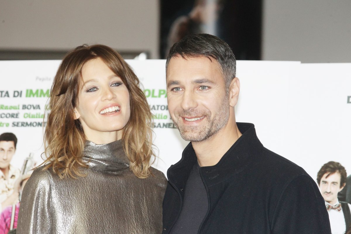 Raoul Bova e Liz Solari alla promozione di Sei mai stata sulla luna