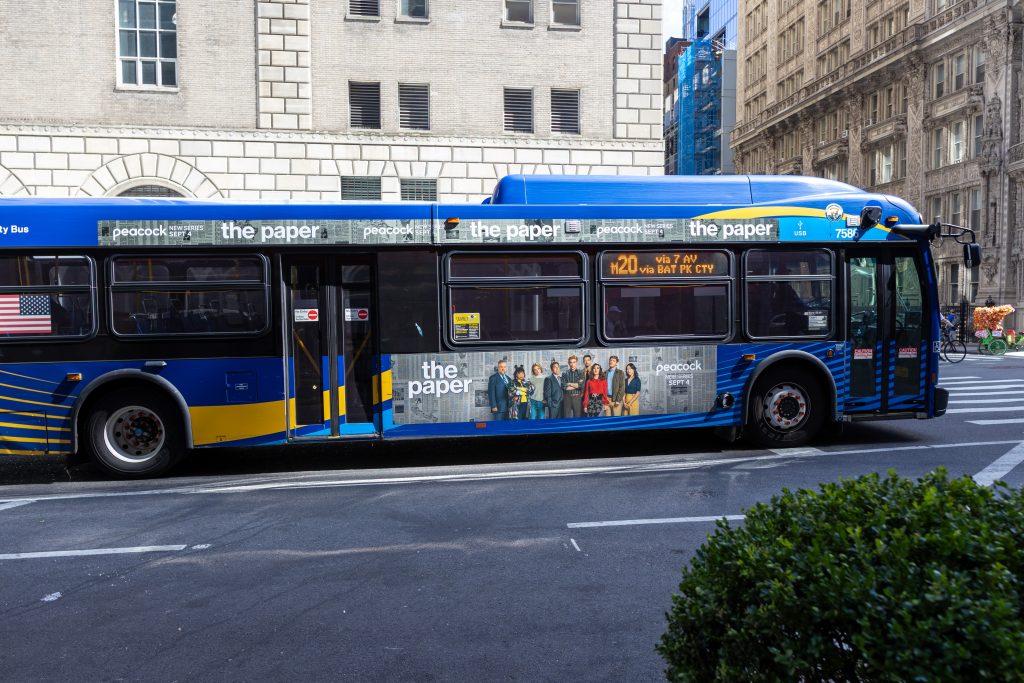 Campagna urbana della serie The Paper a New York