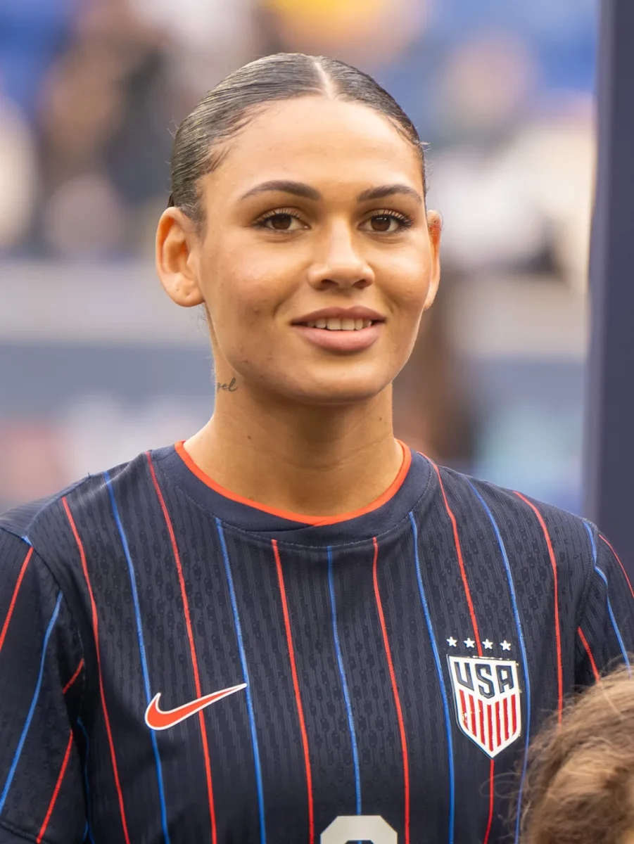 Trinity Rodman con la maglia degli Stati Uniti nel 2026