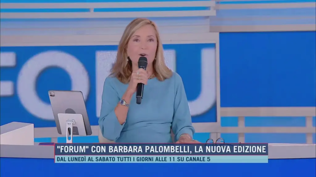 Barbara Palombelli presenta la nuova stagione di Forum