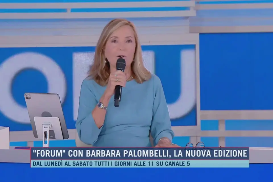 Barbara Palombelli presenta la nuova stagione di Forum