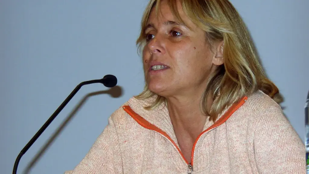 Federica Sciarelli durante un intervento pubblico