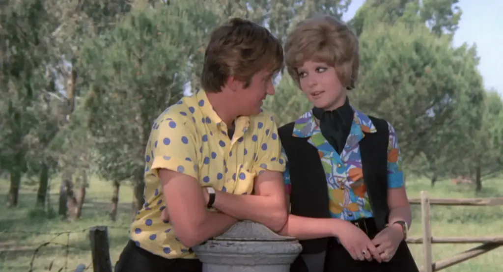 Loretta Goggi in una scena televisiva del 1969